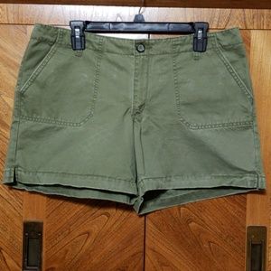 Ladies Old Navy green shorts
